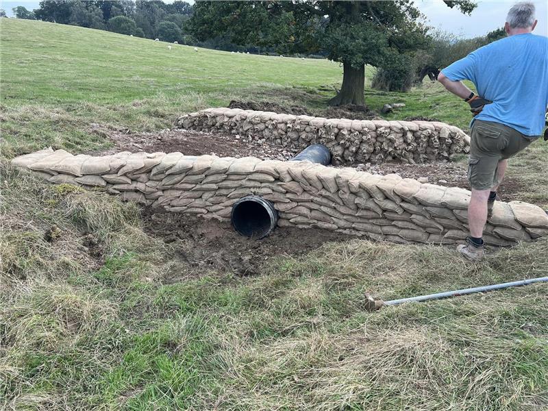 Big infrastructure work at Barby Meadow Woods