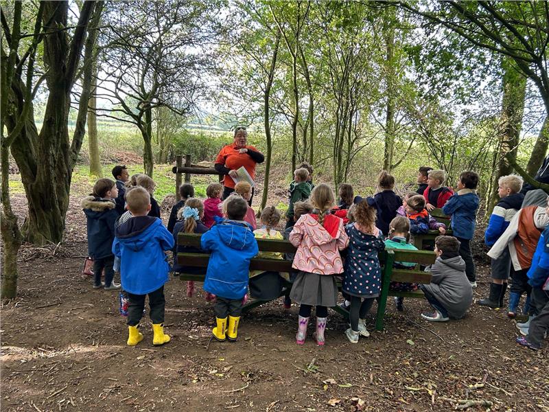From Acorns to Oaks - Barby C of E Primary School Visits the Site